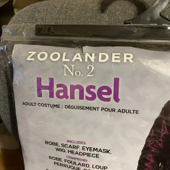 Zoolander No.2 Hansel Adult Costume Size M New Rubie's New Old Stock - Picture 2 of 8